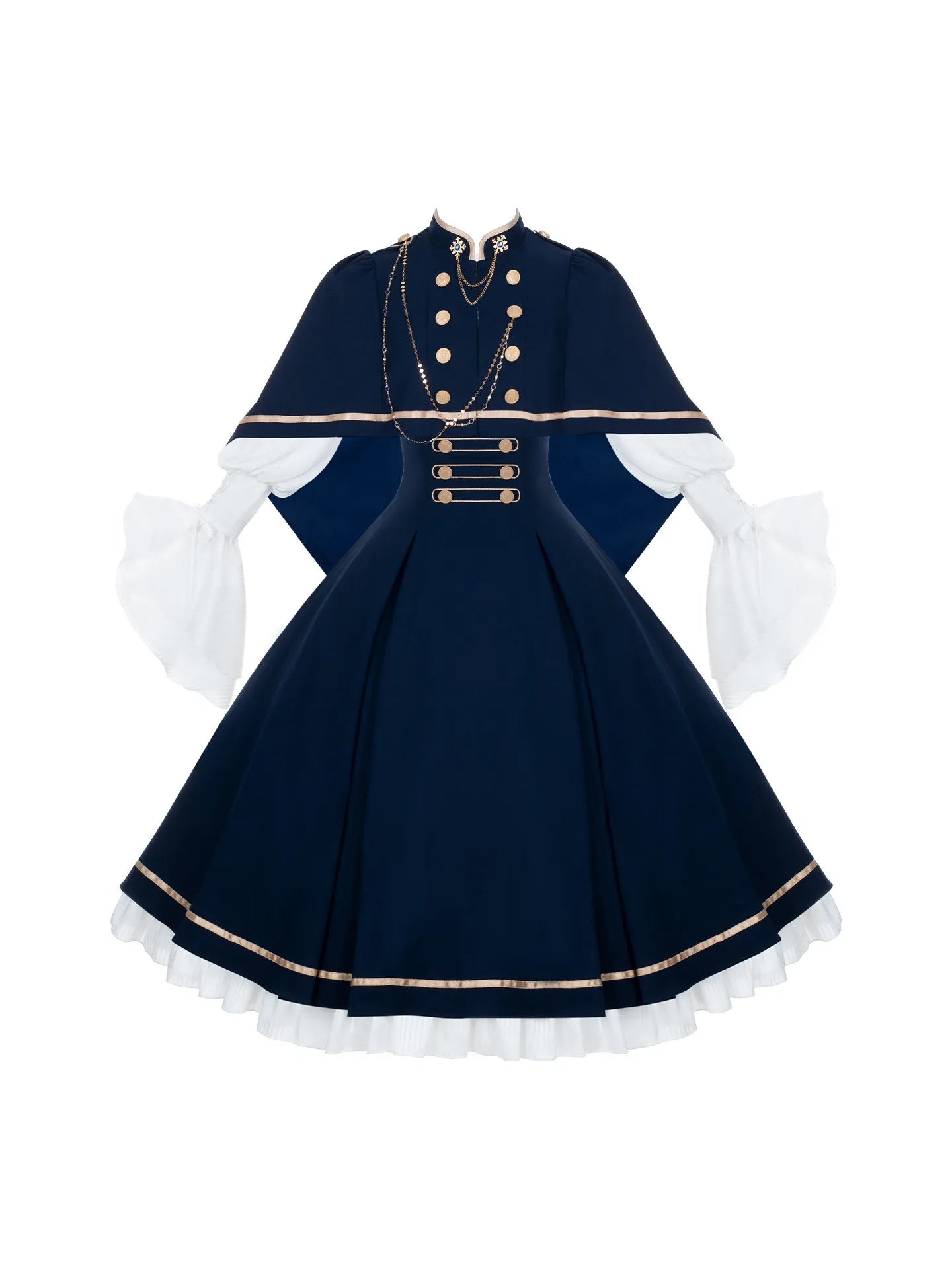 Letters and Poems · Eternal Crown | WP Original Sub-brand Palace Style Fake Two-piece OP Cape Twin Autumn Lolita