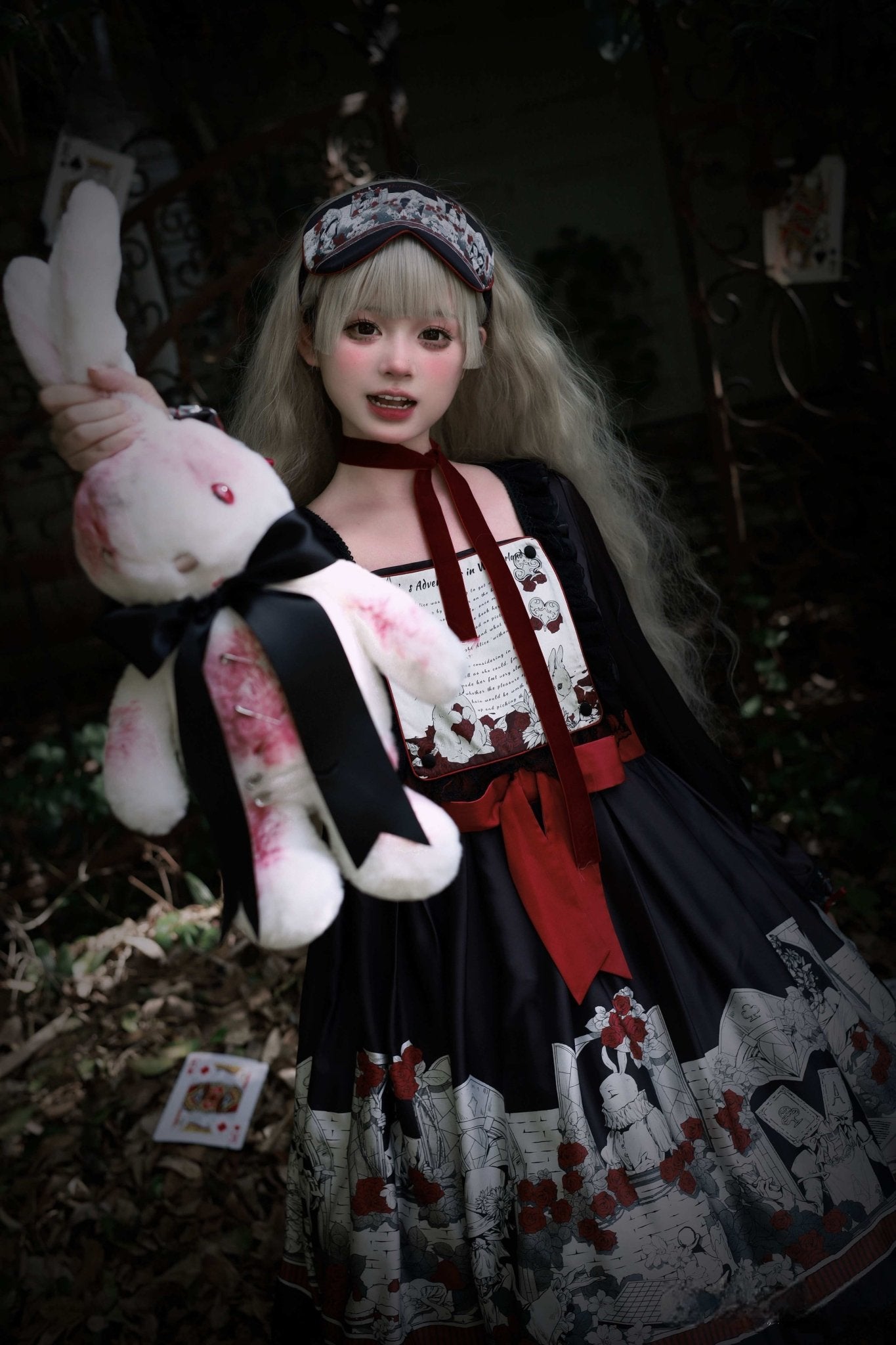Lolita Asylum Alice OP Dress 1212 - LolitaEraLong SleevesSLolita Asylum Alice OP Dress 1212