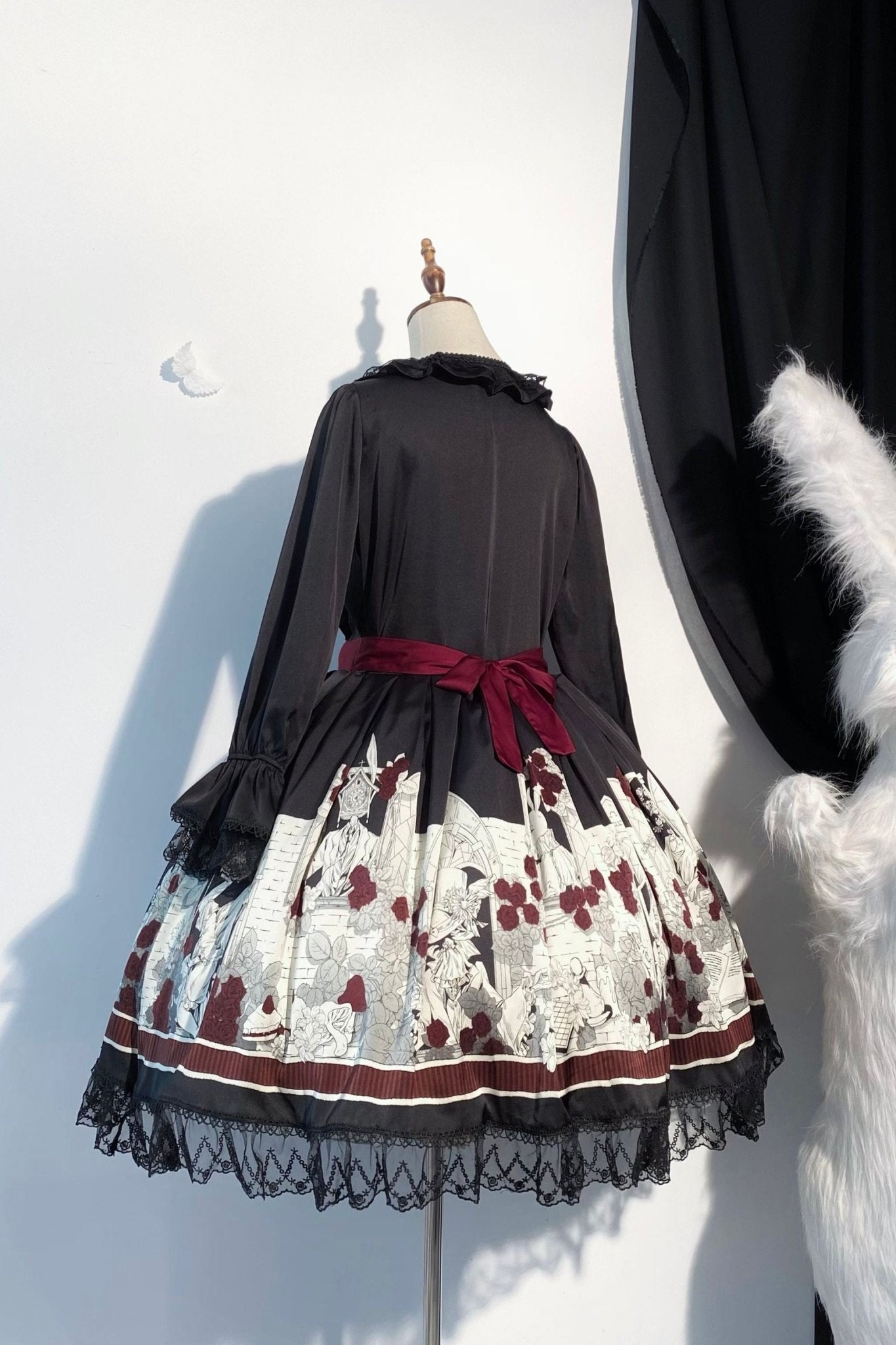 Lolita Asylum Alice OP Dress 1212 - LolitaEraLong SleevesSLolita Asylum Alice OP Dress 1212