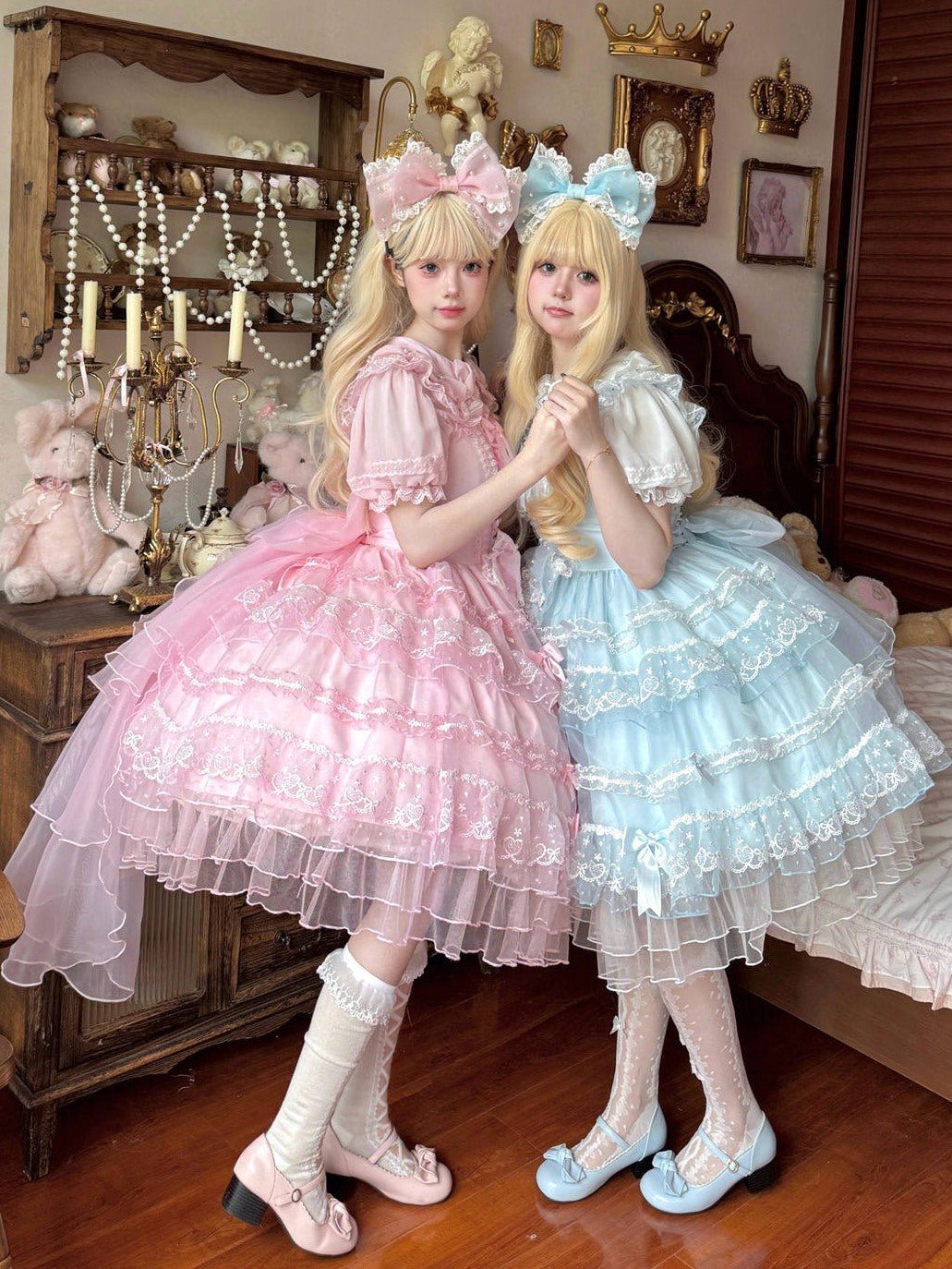 Lolita Ballet Sweet Pink JSK Dress - LolitaEraPink SetSLolita Ballet Sweet Pink JSK Dress