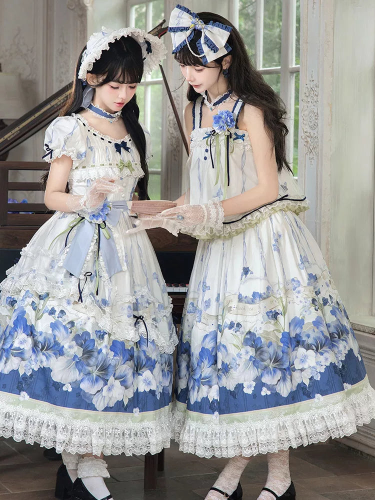 Blue Kite Lolita JSK Dress and Accessories Series