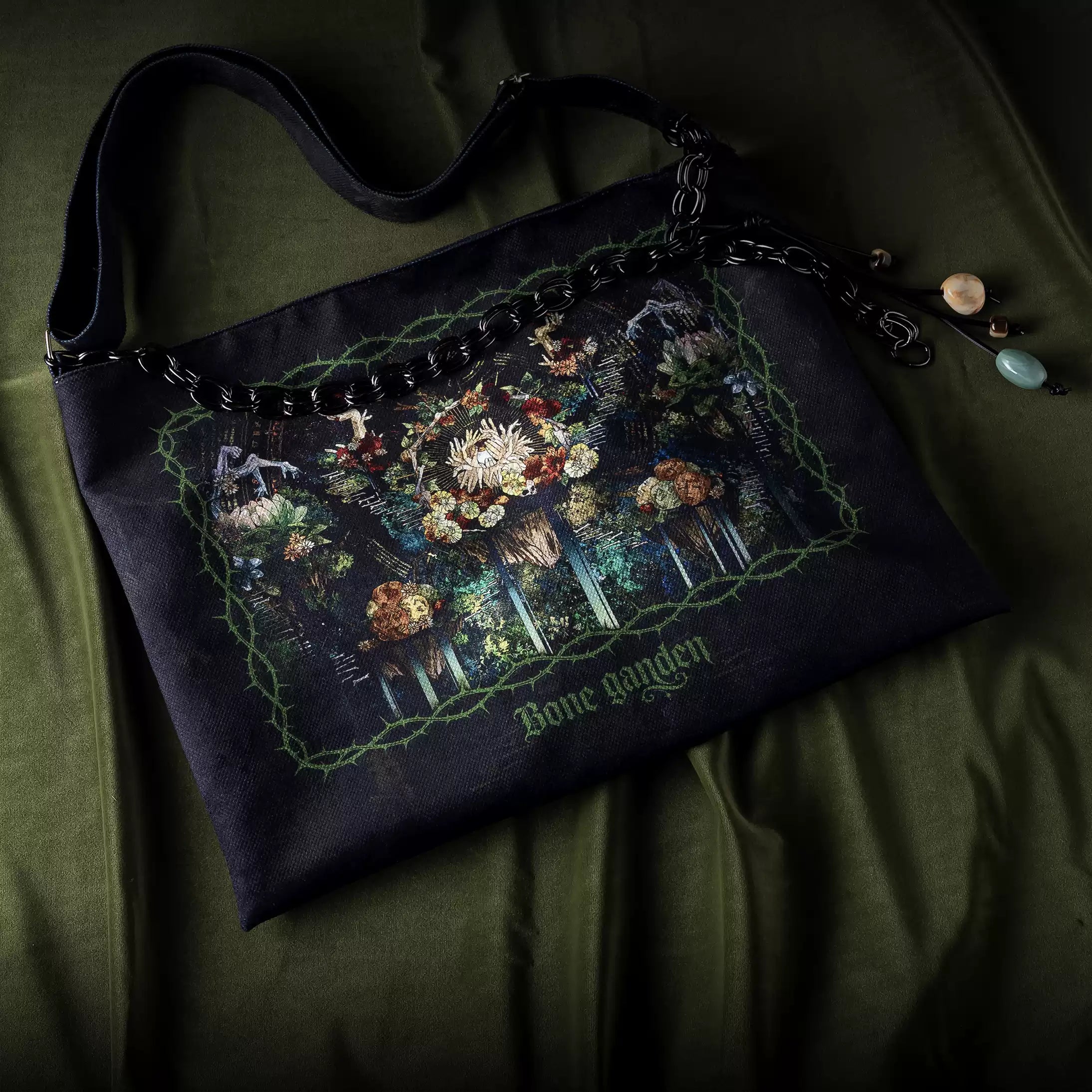 Bone Garden Series Lolita Design Dark Gothic Cthulhu Tote Bag