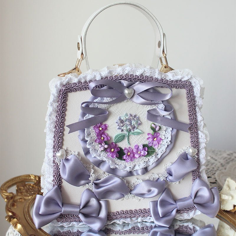 Lolita Elegant Floral Lace Handbag - LolitaEra7Lolita Elegant Floral Lace Handbag