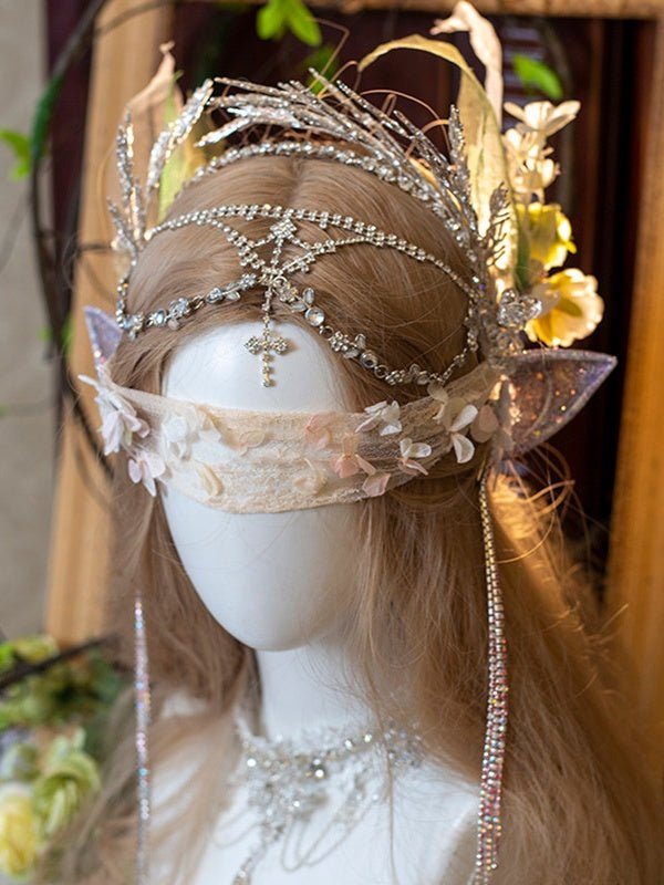 Lolita Elf Princess Tiara LE4155 - LolitaEraHeadgear SetLolita Elf Princess Tiara LE4155