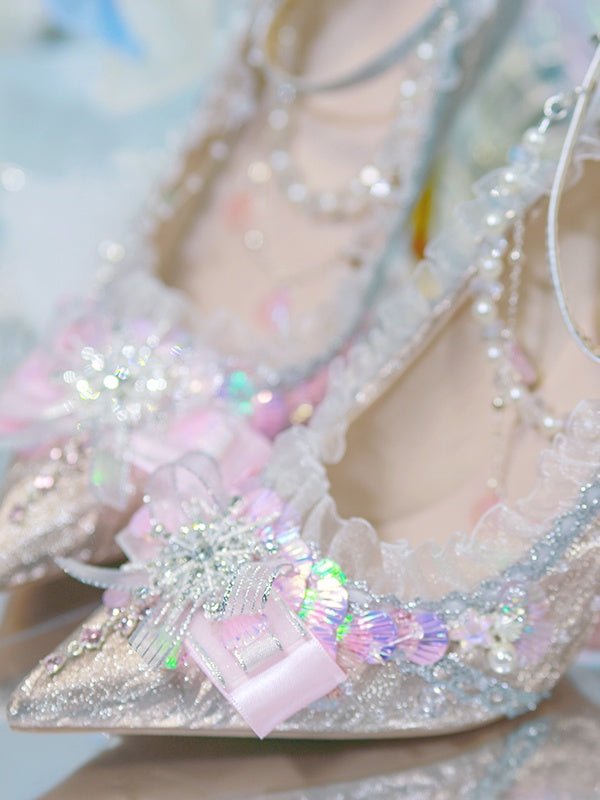Lolita Gorgeous Hana - Yome High Heels - LolitaEraPink 8cm35Lolita Gorgeous Hana - Yome High Heels