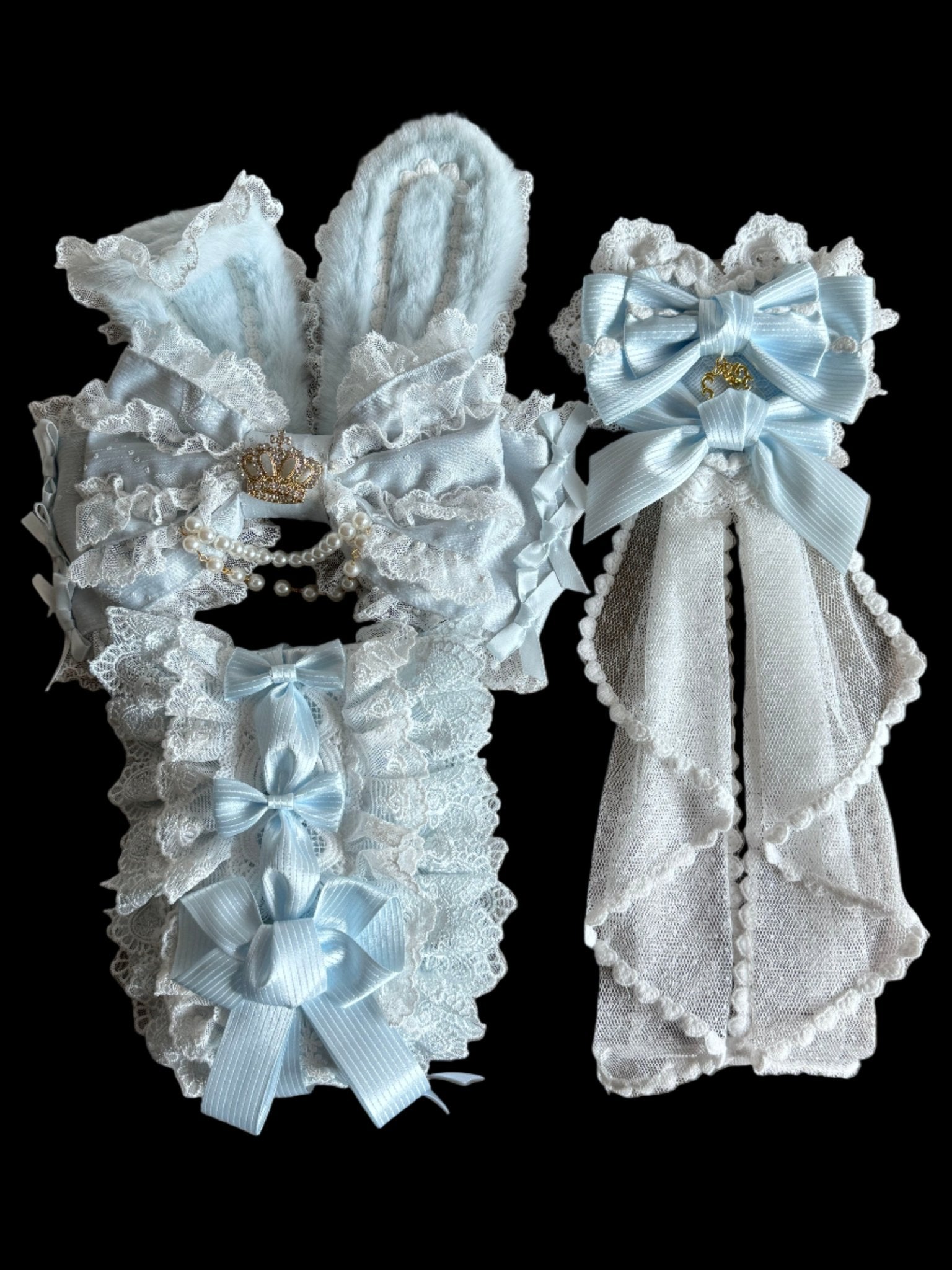 Lolita Gorgeous Tea Party KC Headband - LolitaEraWhiteLolita Gorgeous Tea Party KC Headband