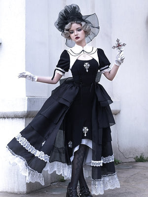 Lolita Gothic Mermaid Dress Set - LolitaEraSetSLolita Gothic Mermaid Dress Set