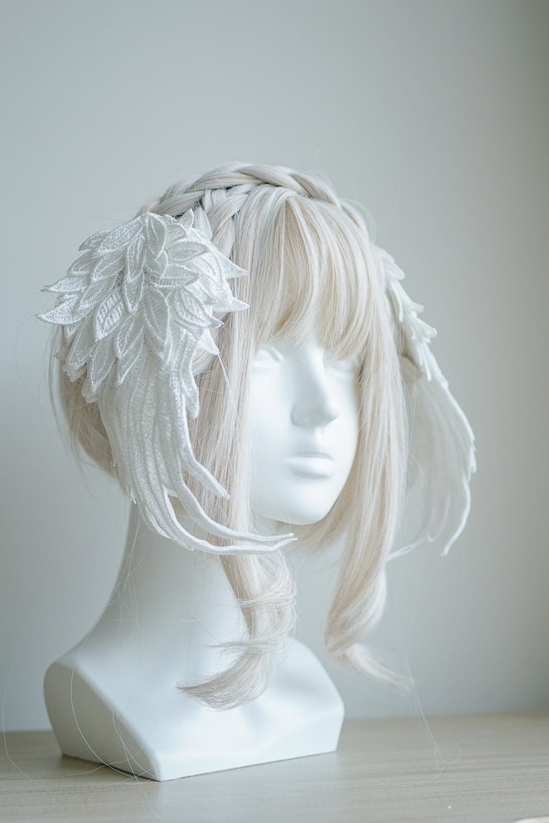 Lolita Gothic Sweet Feather Wing Hair Clip - LolitaEraBlack SetLolita Gothic Sweet Feather Wing Hair Clip