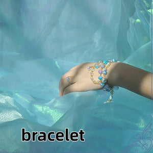 Lolita Handmade Mermaid Princess Shell Tiara Set LE4160 - LolitaEraShell tiaraLolita Handmade Mermaid Princess Shell Tiara Set LE4160