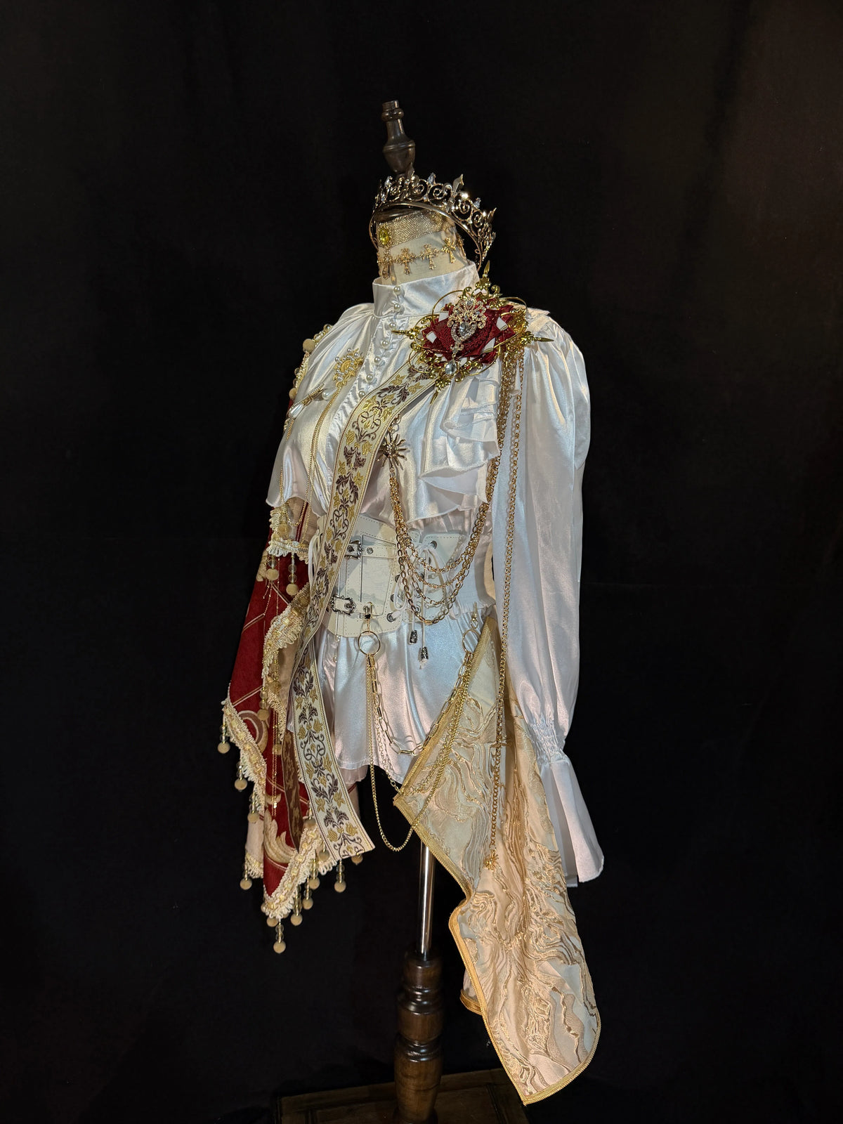 Lolita Court-Style Prince's Shawl, Prince's Sash, Retro Gothic Stylish Royal Knight Prince Outfit