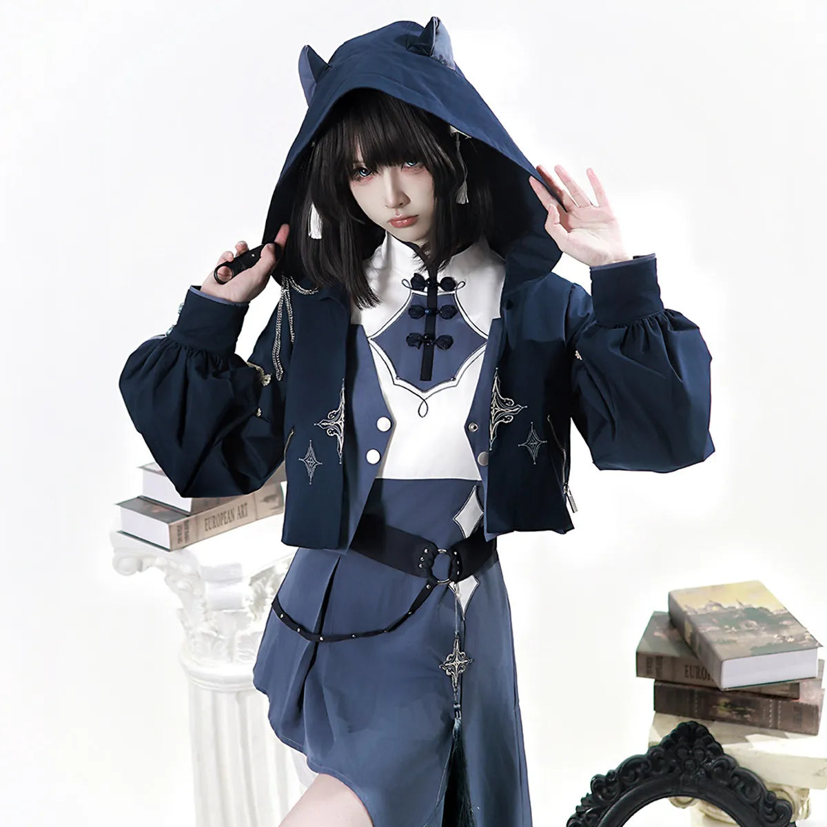 Genuine set, Lolita style, punk style