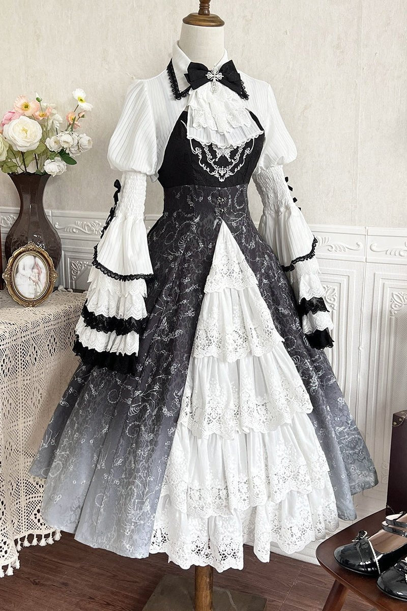Lolita Vintage Lace Princess Dress - LolitaEra