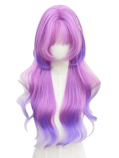 Long Wavy Jellyfish Wig Pink to Purple Gradient Sweet Hair - LolitaEra