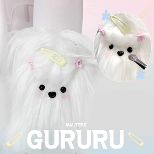 Maltese Story · Y2K Fuzzy Puppy Fashion Boots 1301 - LolitaEraWhite35Maltese Story · Y2K Fuzzy Puppy Fashion Boots 1301