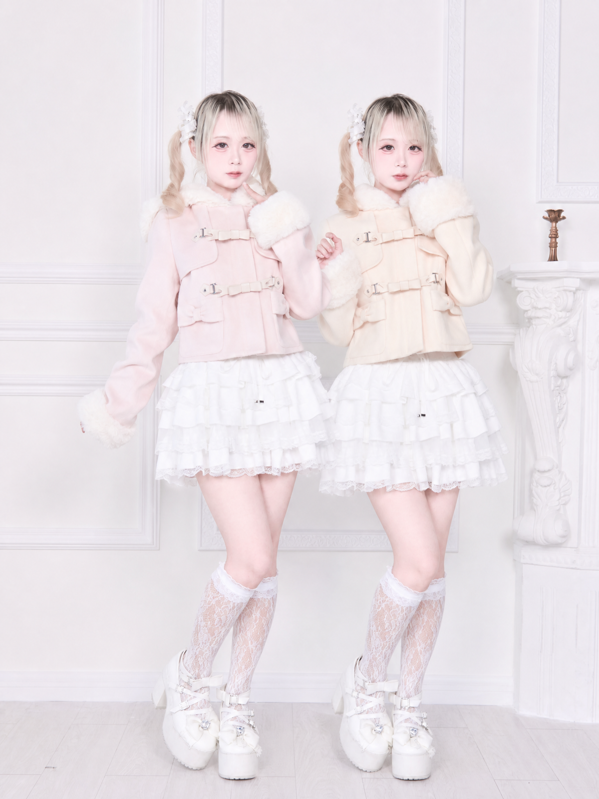 Mass Produced Japanese Style Bow Waist Tailored Top - LolitaEra