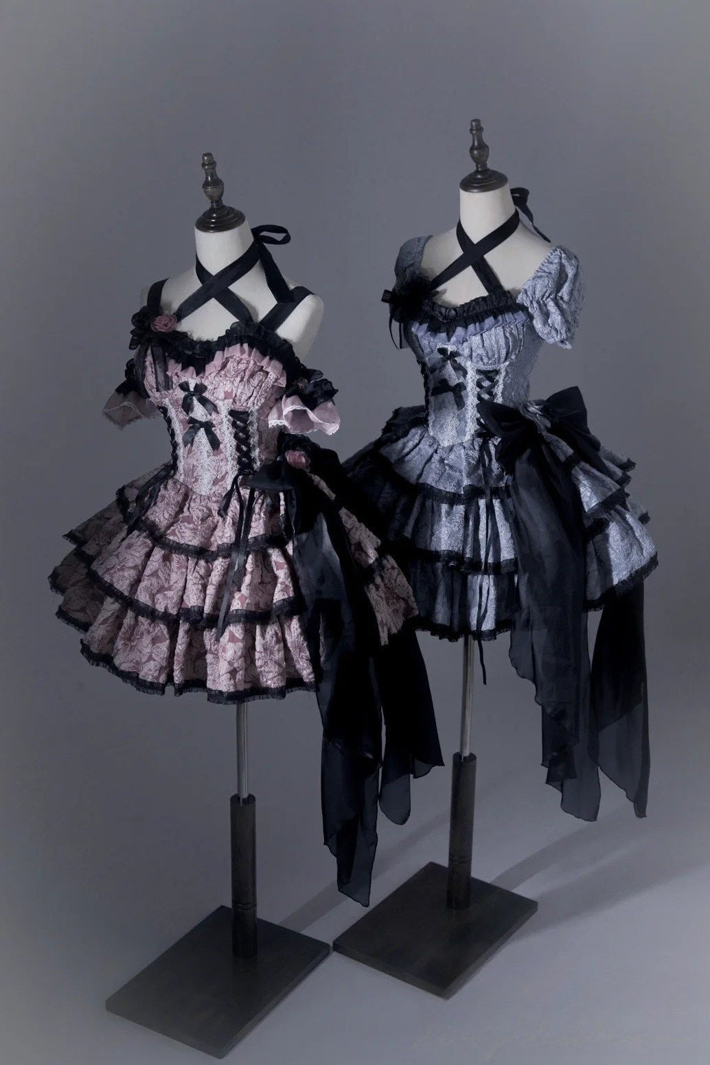 Medea's Kiss Dark Gothic Black JSK - LolitaEraBlack JSKSMedea's Kiss Dark Gothic Black JSK
