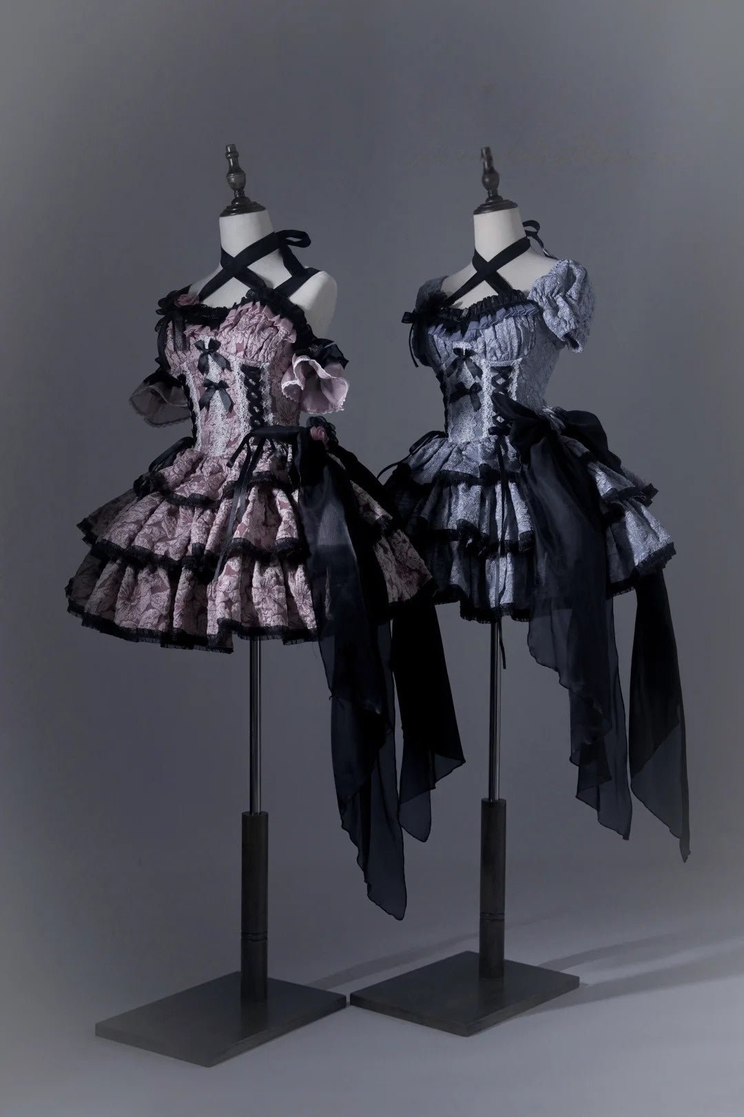 Medea's Kiss Dark Gothic Pink JSK - LolitaEraPink JSKSMedea's Kiss Dark Gothic Pink JSK