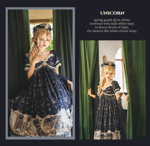 Mermaid Ode Empire Waist Gown - LolitaEraOP Dress+Waist ChainSMermaid Ode Empire Waist Gown