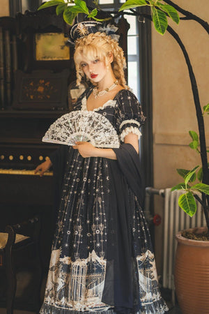 Mermaid Ode Empire Waist Gown - LolitaEraOP Dress+Waist ChainSMermaid Ode Empire Waist Gown