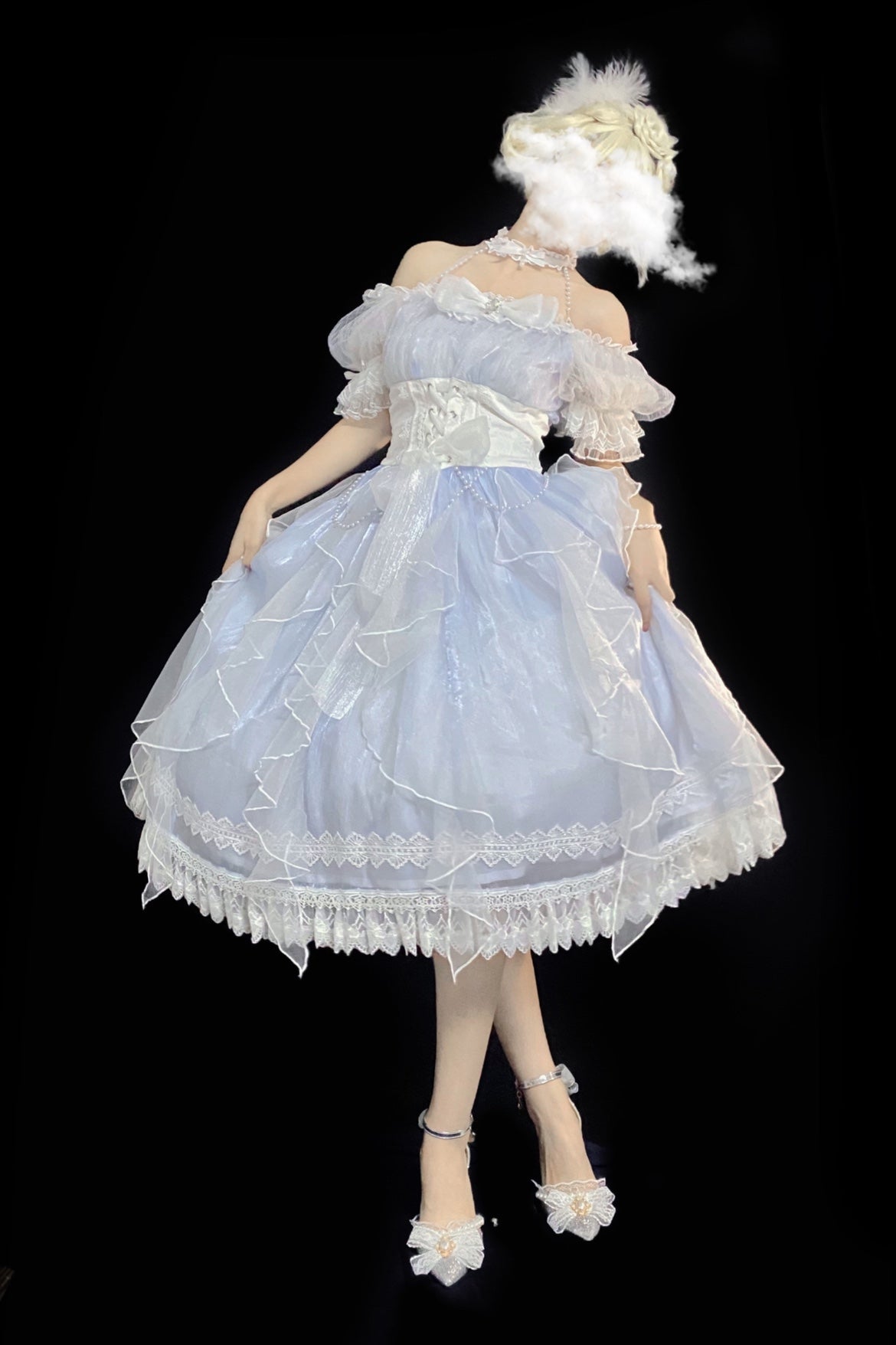 Mermaid's Secret Short Sleeve Lolita Dress - LolitaEraDressSMermaid's Secret Short Sleeve Lolita Dress
