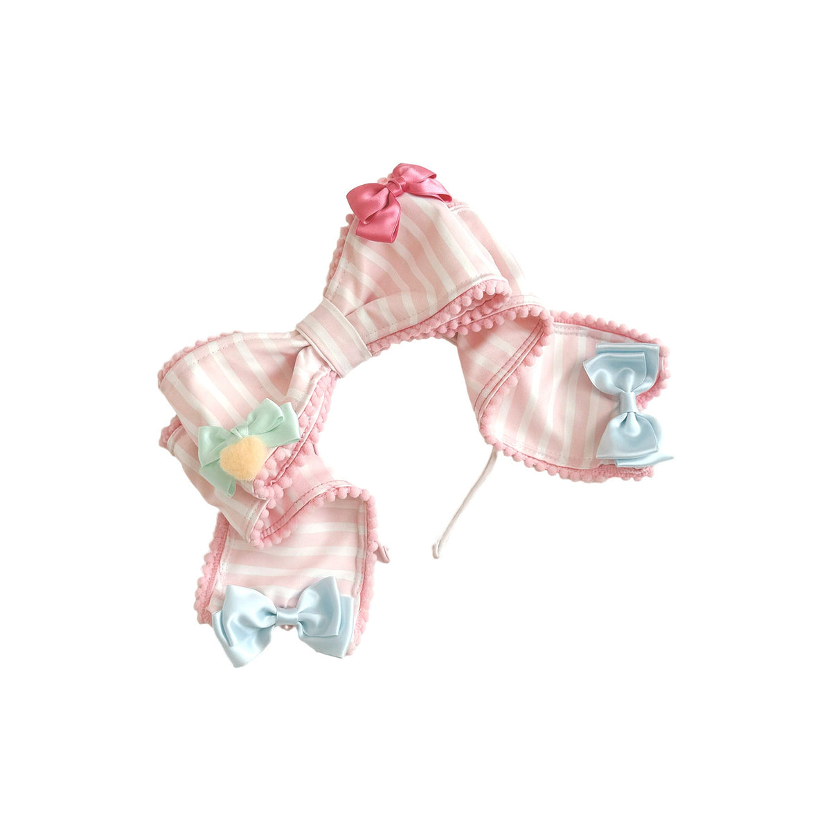 Miss Donut Pink Cream Donut-Theme Sweet Lolita Accessories Set - LolitaEra