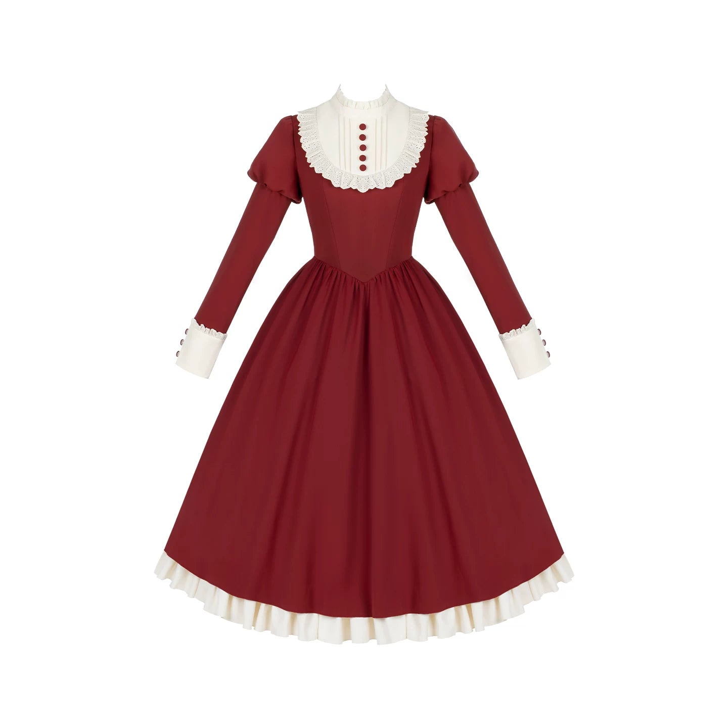 Letters and Poems · Miss Lita | WP Original Sub-brand Elegant Maid Stand-up Collar OP Apron Twin Lolita Autumn