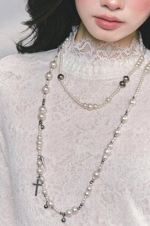 Mock Neck Hollow - out Long Sleeve Lightweight Top LE1172 - LolitaEraTopSMock Neck Hollow - out Long Sleeve Lightweight Top LE1172