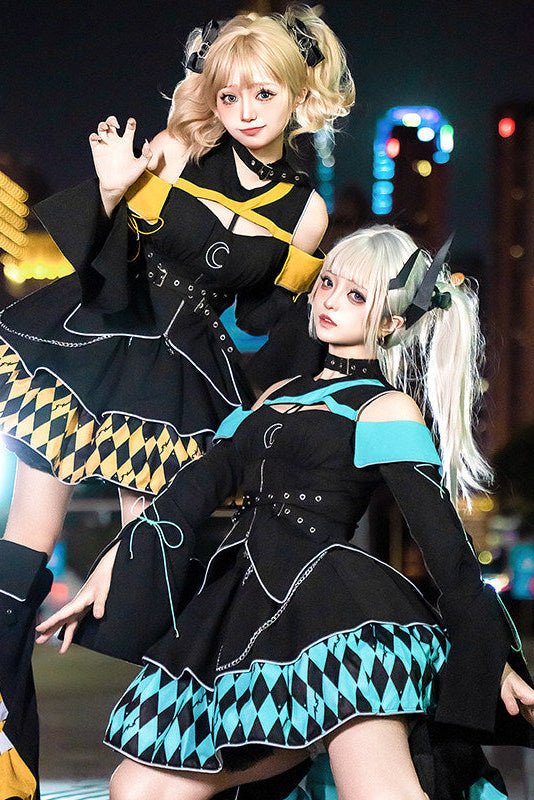 Moon Hidden Magical Girl Green Battle Costume - LolitaEraGreen SetSMoon Hidden Magical Girl Green Battle Costume