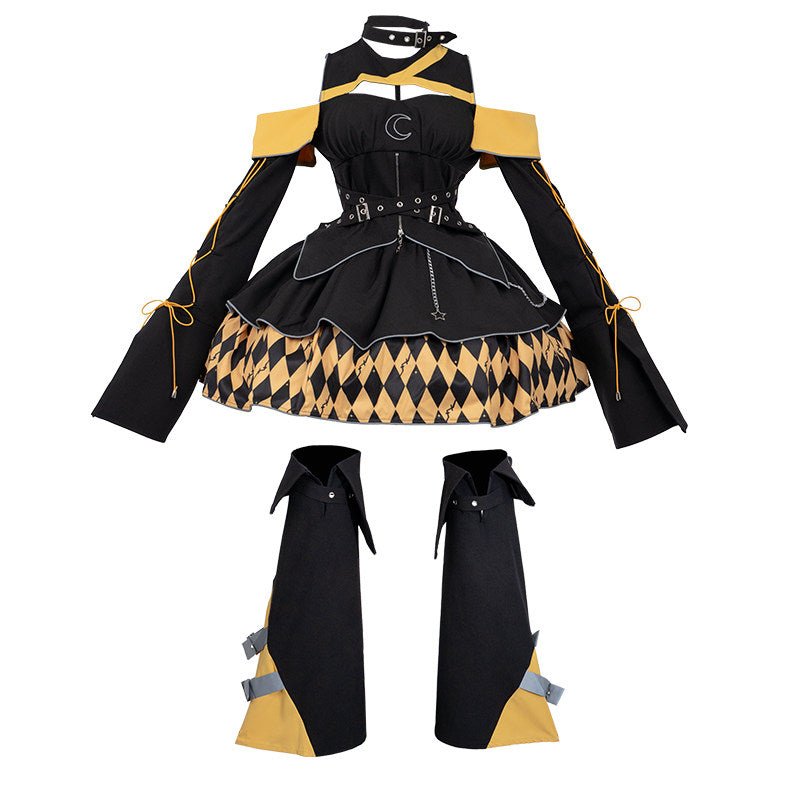 Moon Hidden Magical Girl Yellow Battle Costume - LolitaEraYellow SetSMoon Hidden Magical Girl Yellow Battle Costume