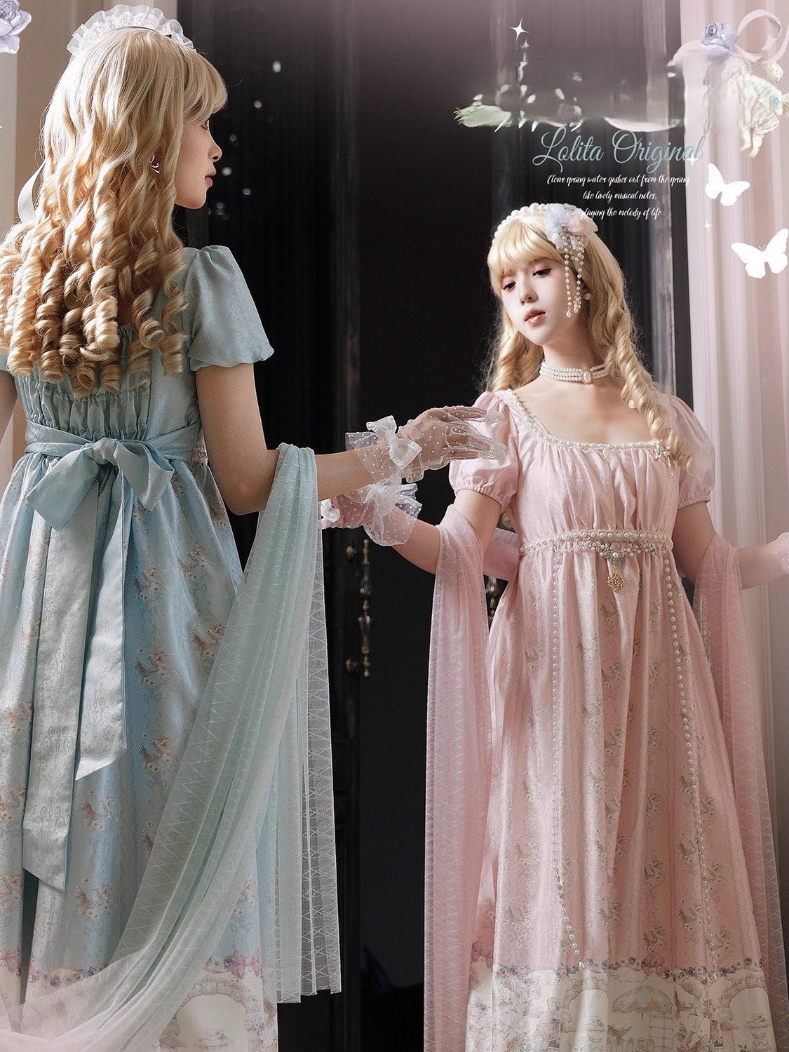 Nai Spring Lolita Empire Dress - LolitaEra