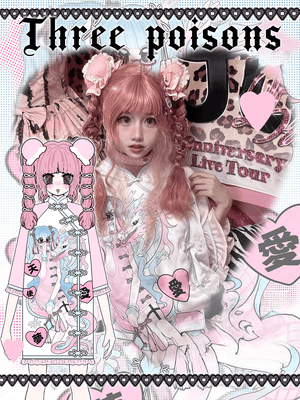 Neo - Chinese Anime Subculture Sweet & Edgy Qipao Dress - LolitaEraTop+ShortsSNeo - Chinese Anime Subculture Sweet & Edgy Qipao Dress