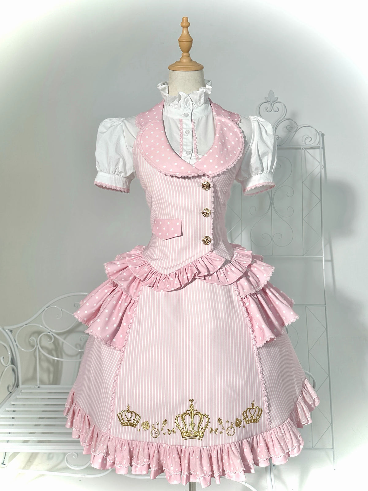 New Century Princess Pink Gold yume Dream Beauty lolita Original Design