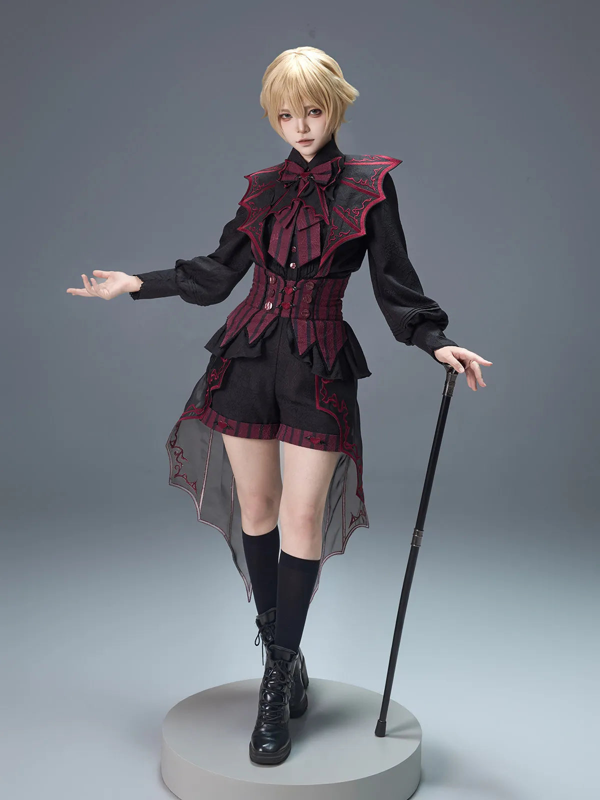 Full reservation for UNCHARTEDSTARS new devil routine prince outfit lolita suit summer