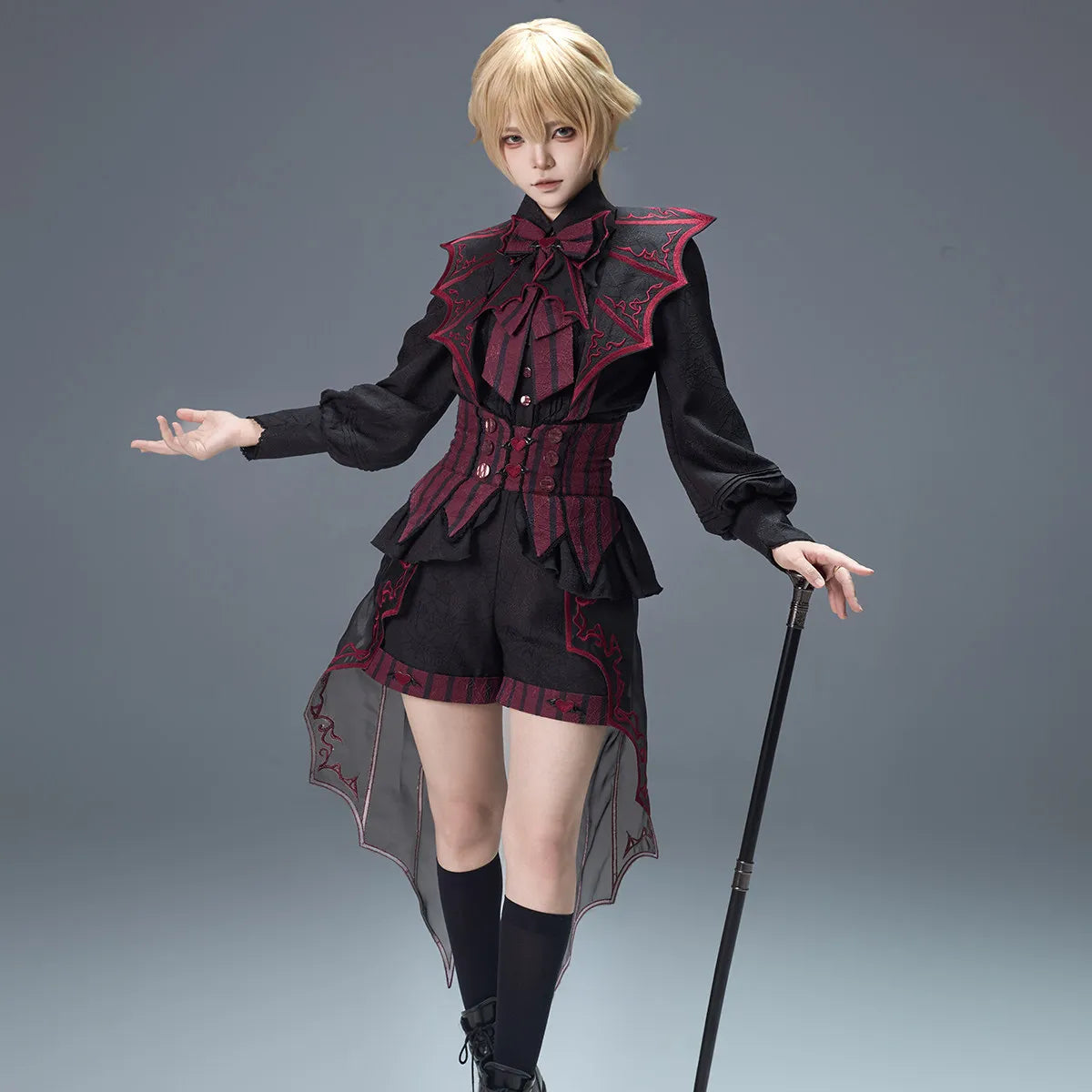 Full reservation for UNCHARTEDSTARS new devil routine prince outfit lolita suit summer
