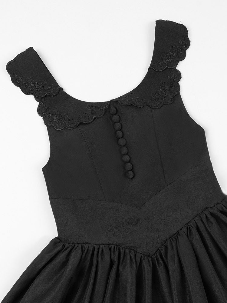 Night Traveler Lolita JSK Set - LolitaEraBlack CoatSNight Traveler Lolita JSK Set