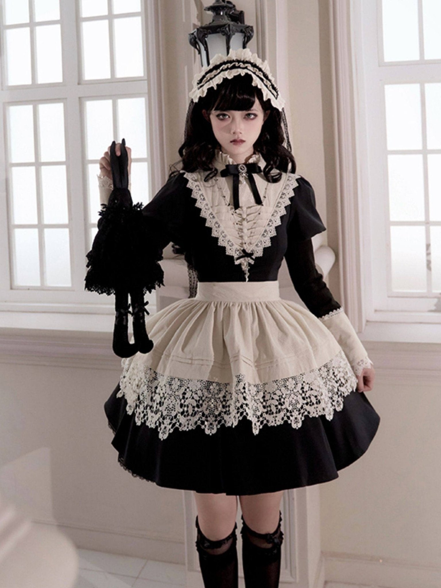 Nocturne Gothic Nun OP Set - LolitaEra