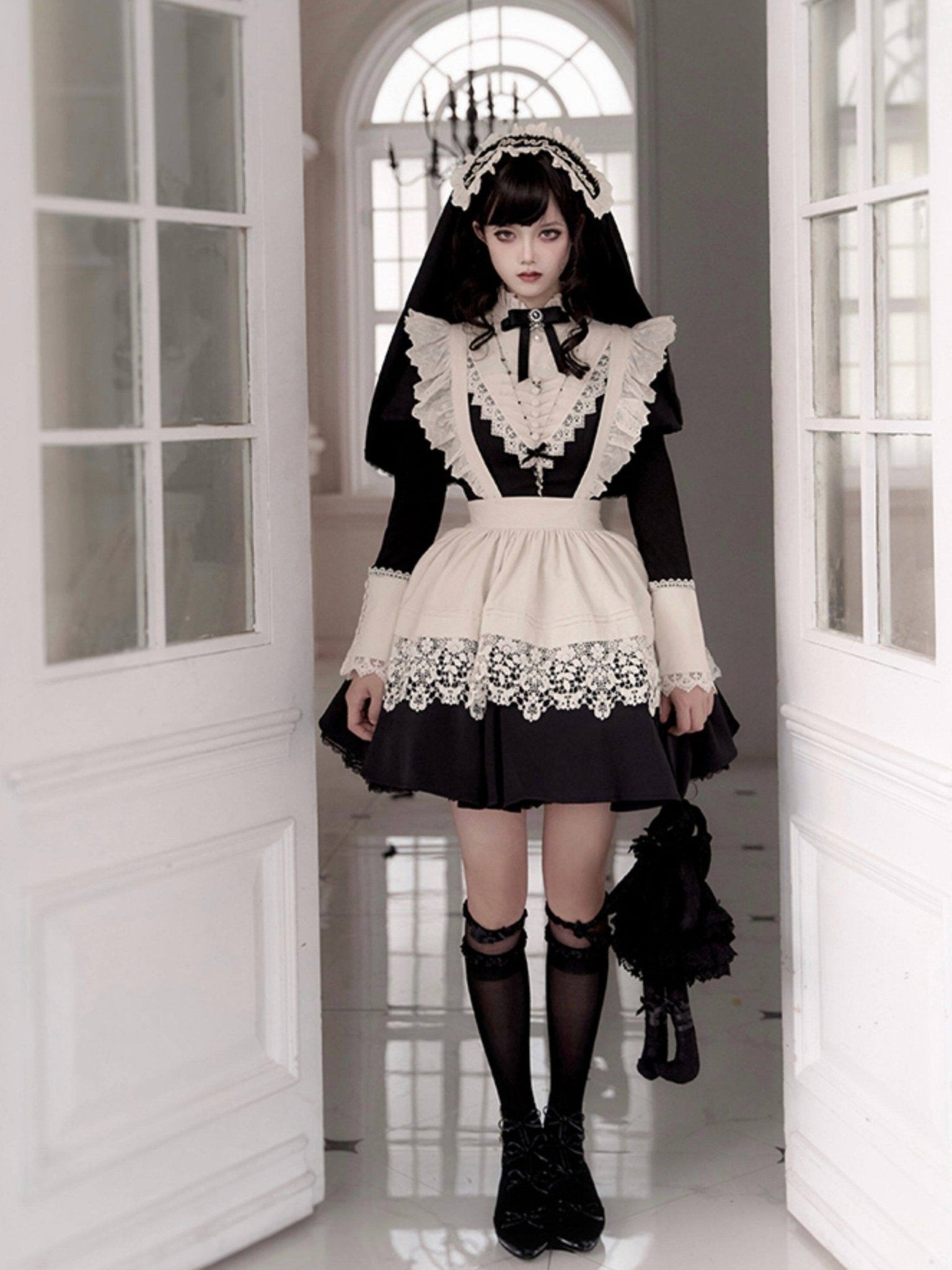 Nocturne Gothic Nun OP Set - LolitaEra