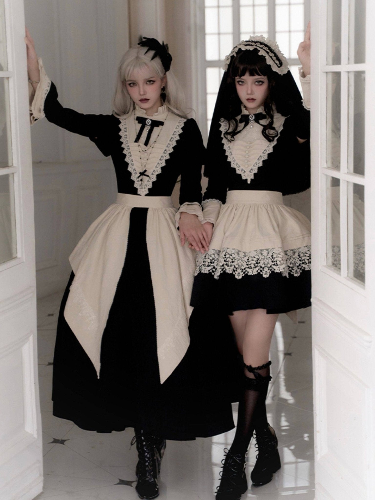 Nocturne Gothic Nun OP Set - LolitaEra