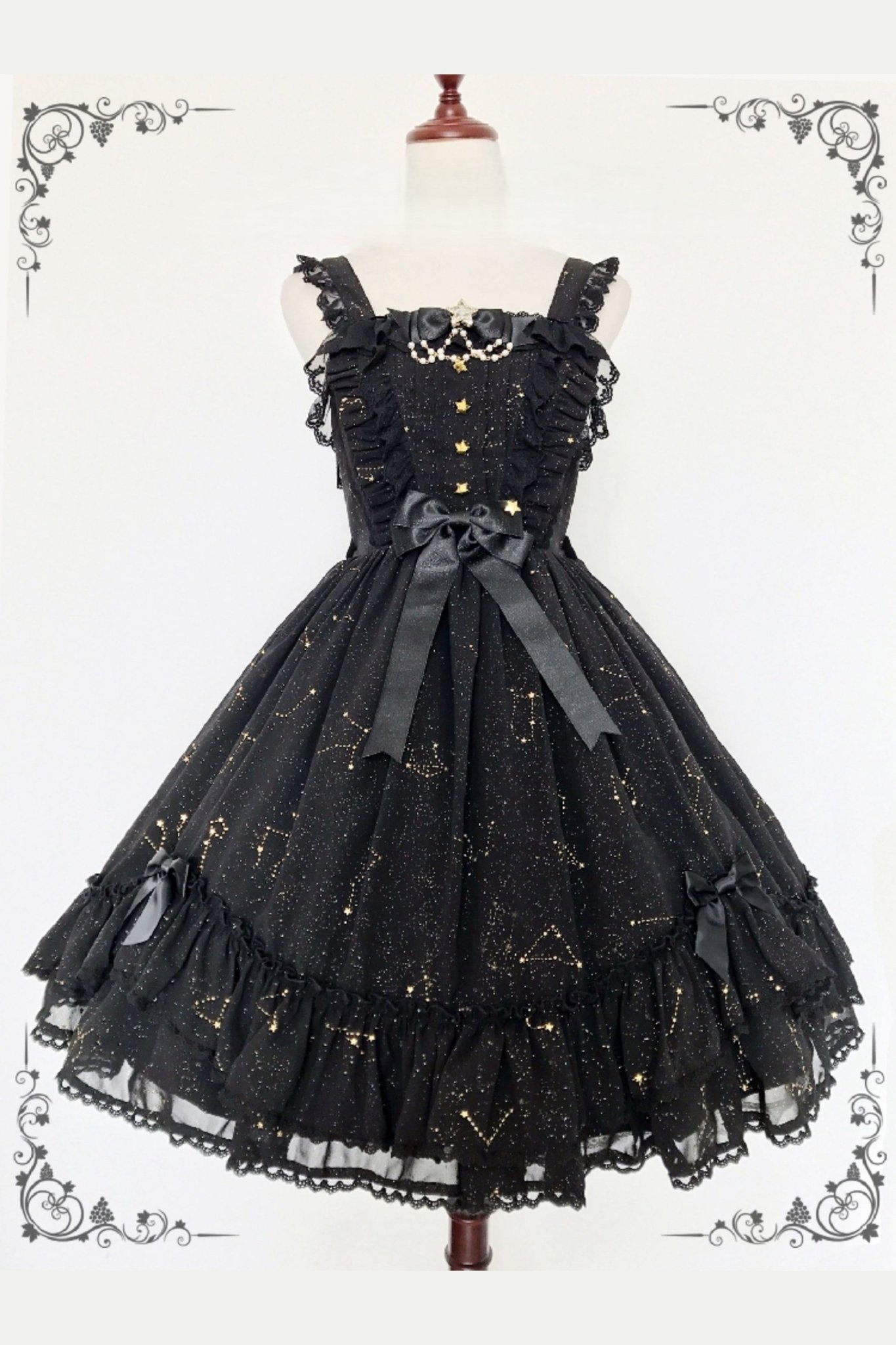 November Sakuya Gothic Constellation Lolita JSK - LolitaEra