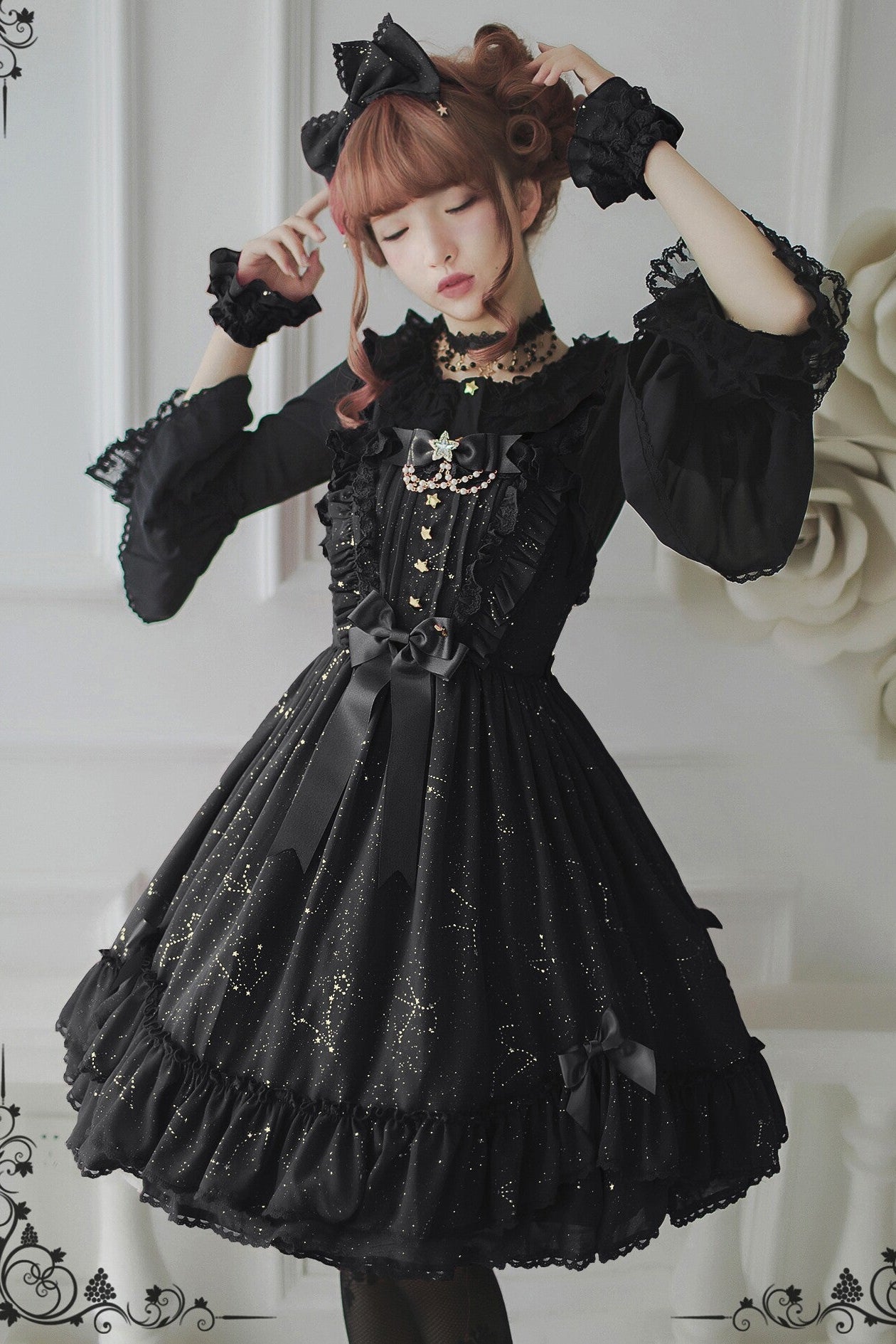 November Sakuya Gothic Constellation Lolita JSK - LolitaEra
