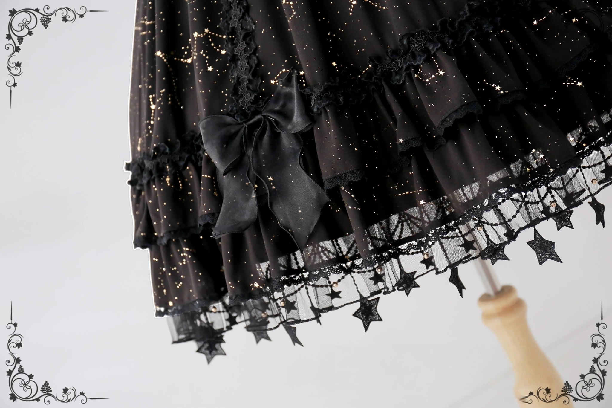 November Sakuya Gothic Constellation Short Sleeve Lolita OP - LolitaEra