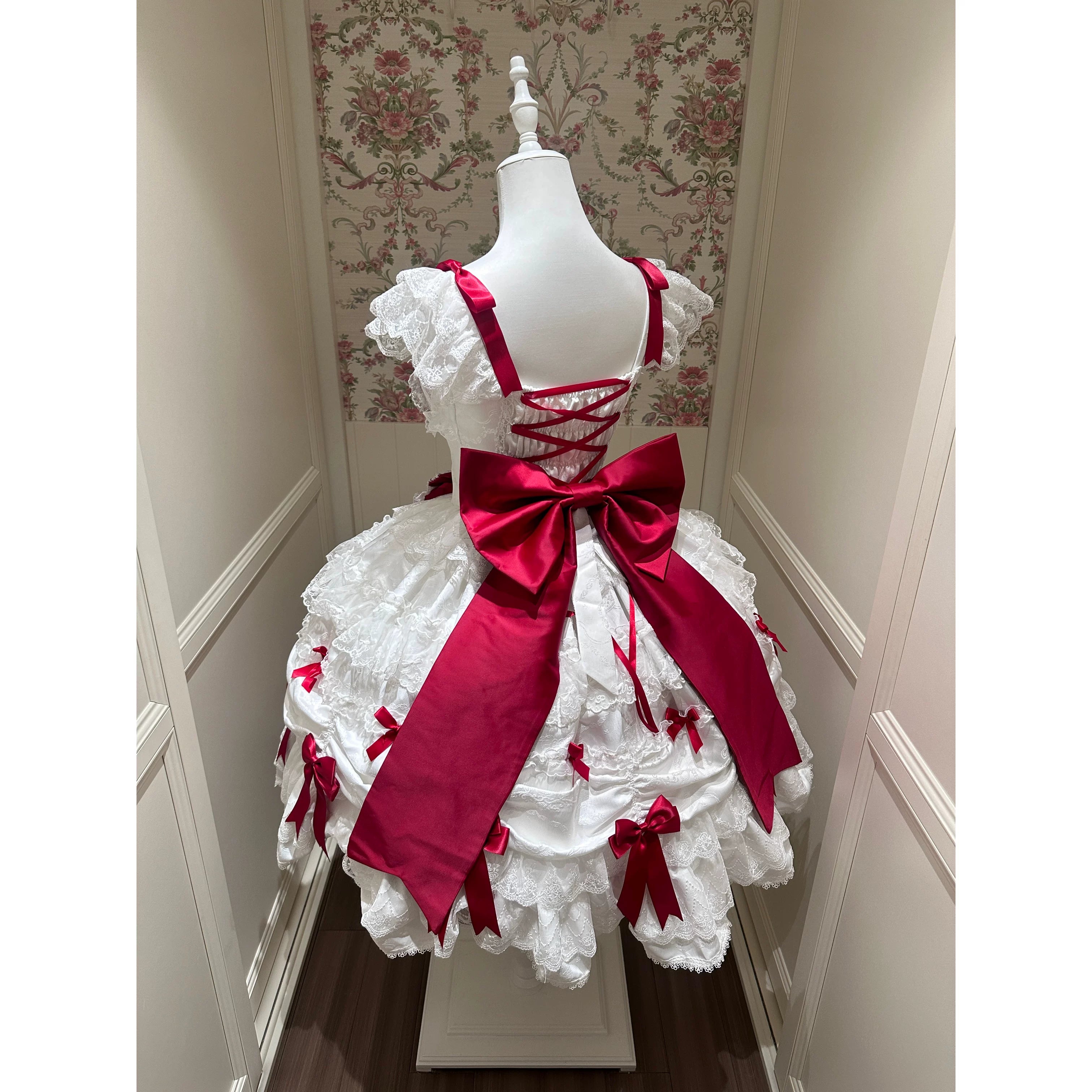 【Satin Gift Box】~Sugar Girl Original Design Lolita Dress Doll-style JSK Suspender Dress