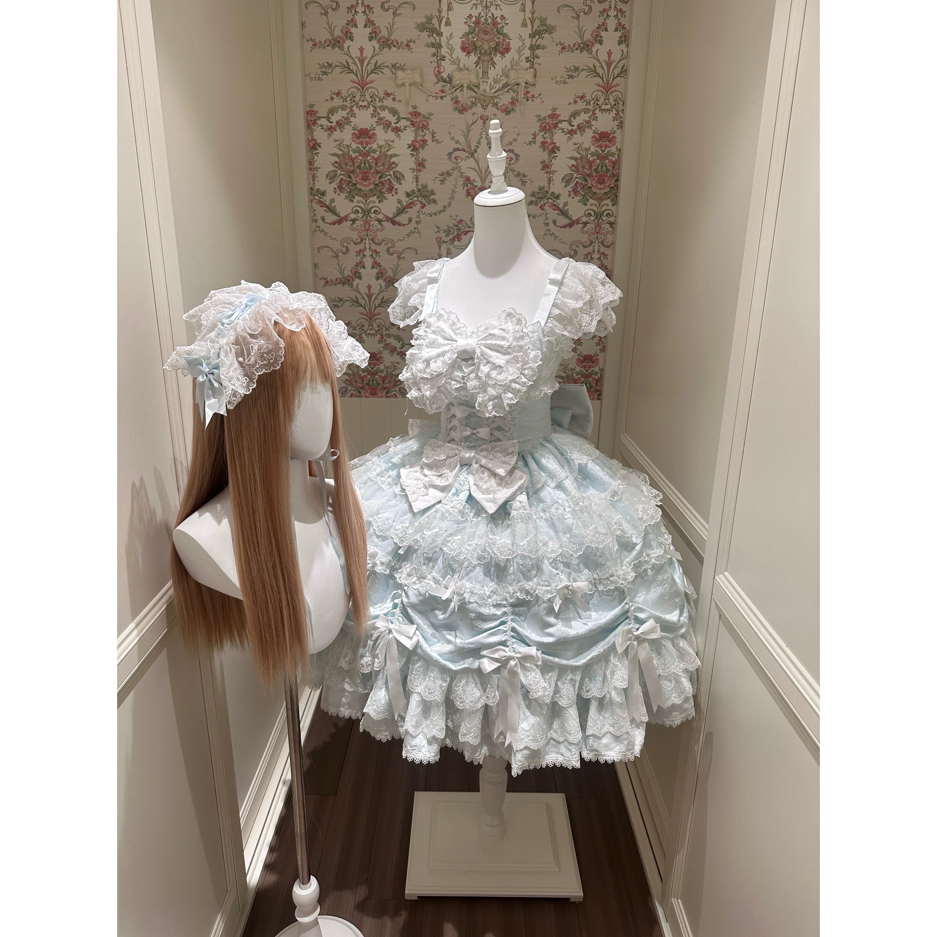 【Satin Gift Box】~Sugar Girl Original Design Lolita Dress Doll-style JSK Suspender Dress