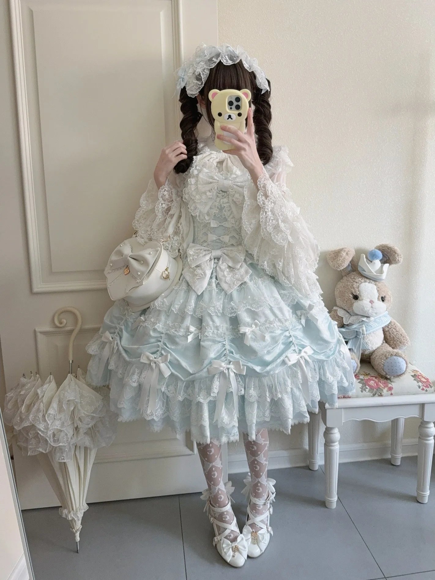 【Satin Gift Box】~Sugar Girl Original Design Lolita Dress Doll-style JSK Suspender Dress
