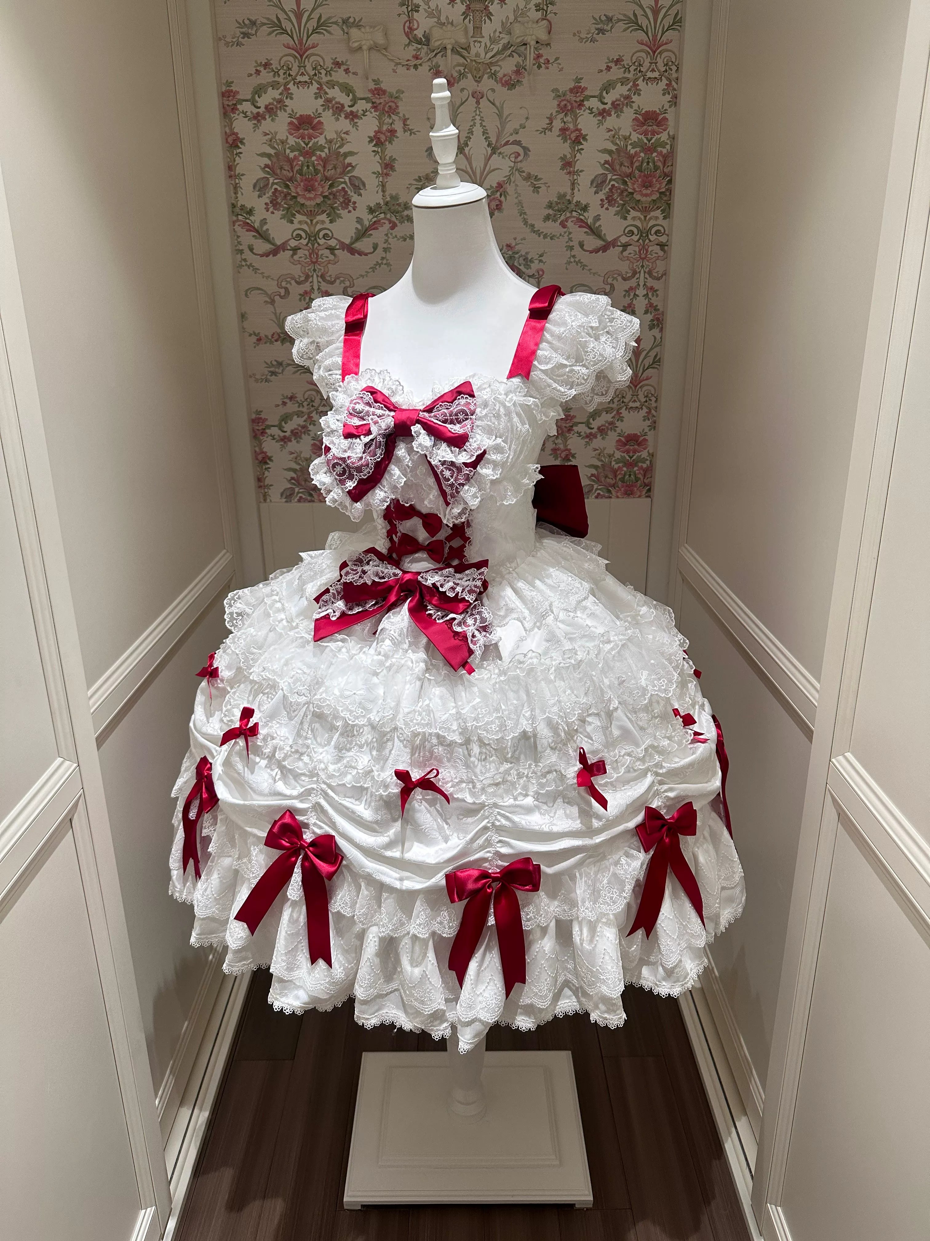 【Satin Gift Box】~Sugar Girl Original Design Lolita Dress Doll-style JSK Suspender Dress