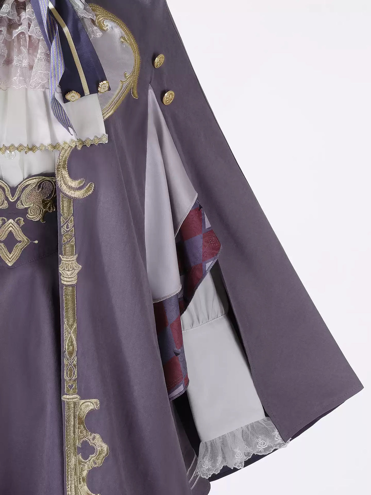Original Lolita Halloween Military Lolita Anime Cosplay European Court Style Cape Lolita Set OC Outfit
