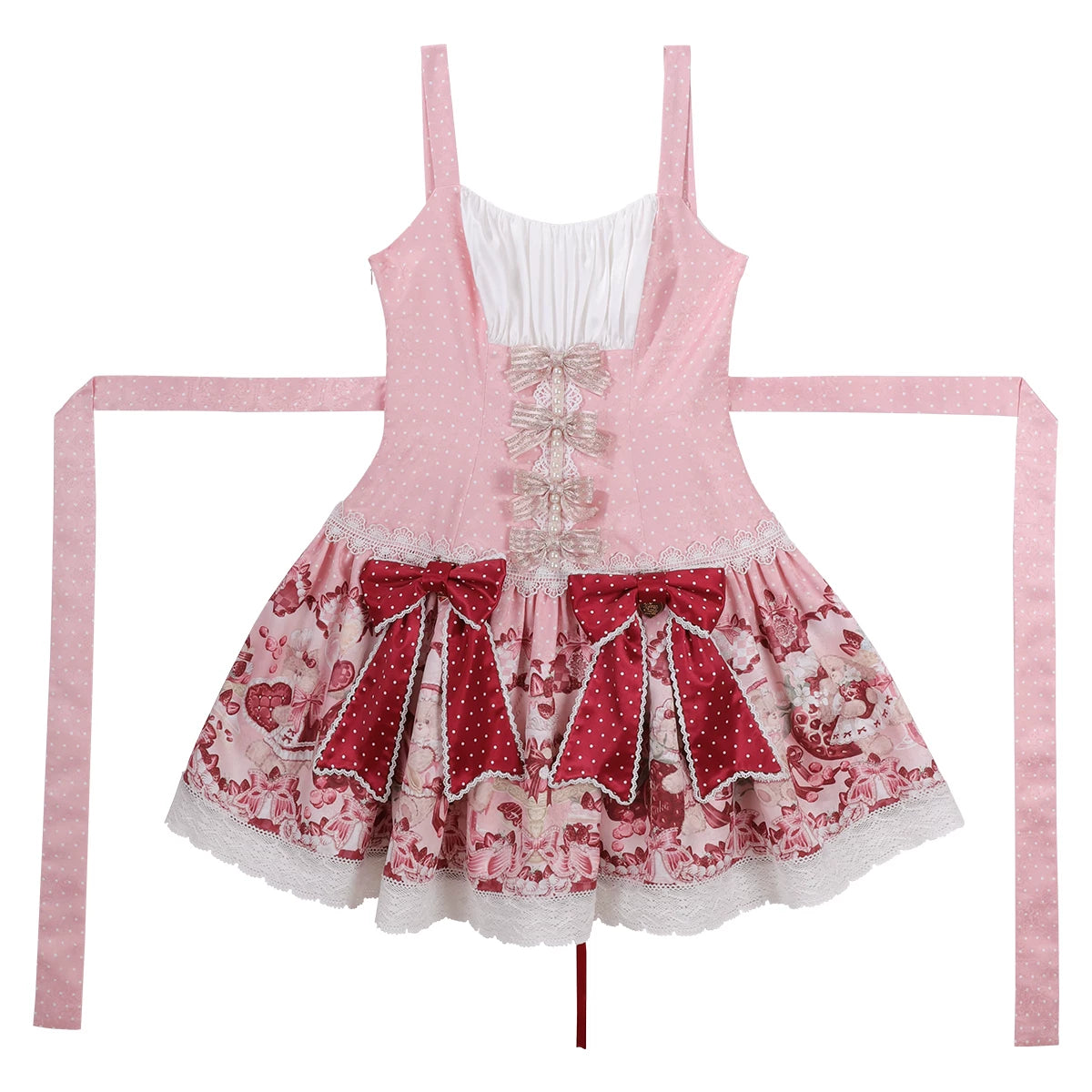 Original New Doll Strawberry Fantasy Night Sweet Lolita Summer Set