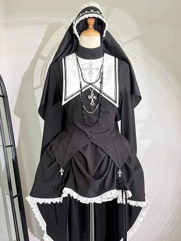 Peace Prayer Gothic Lolita Dress - LolitaEraTop+SKSPeace Prayer Gothic Lolita Dress