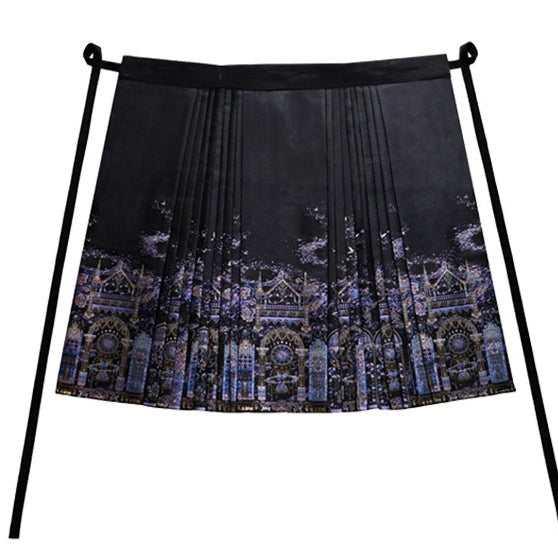 Pinellia Star Orbit Sanctuary Gothic Lolita Blouse & Half Skirt Set - LolitaEra