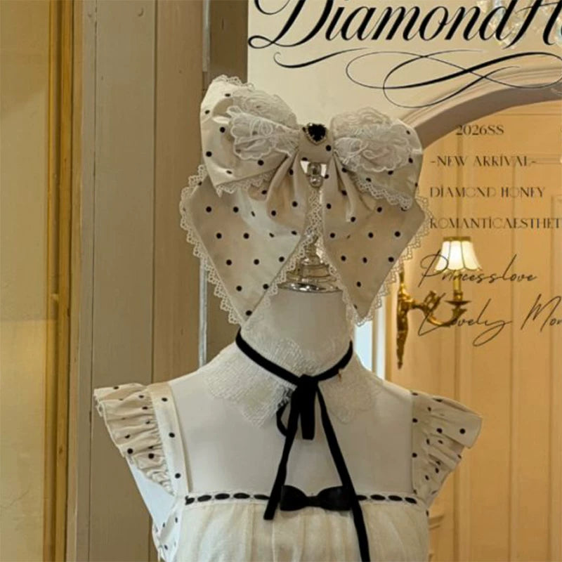 Polka Dot Waltz Vintage Doll Romantic Polka Dot JSK Dress